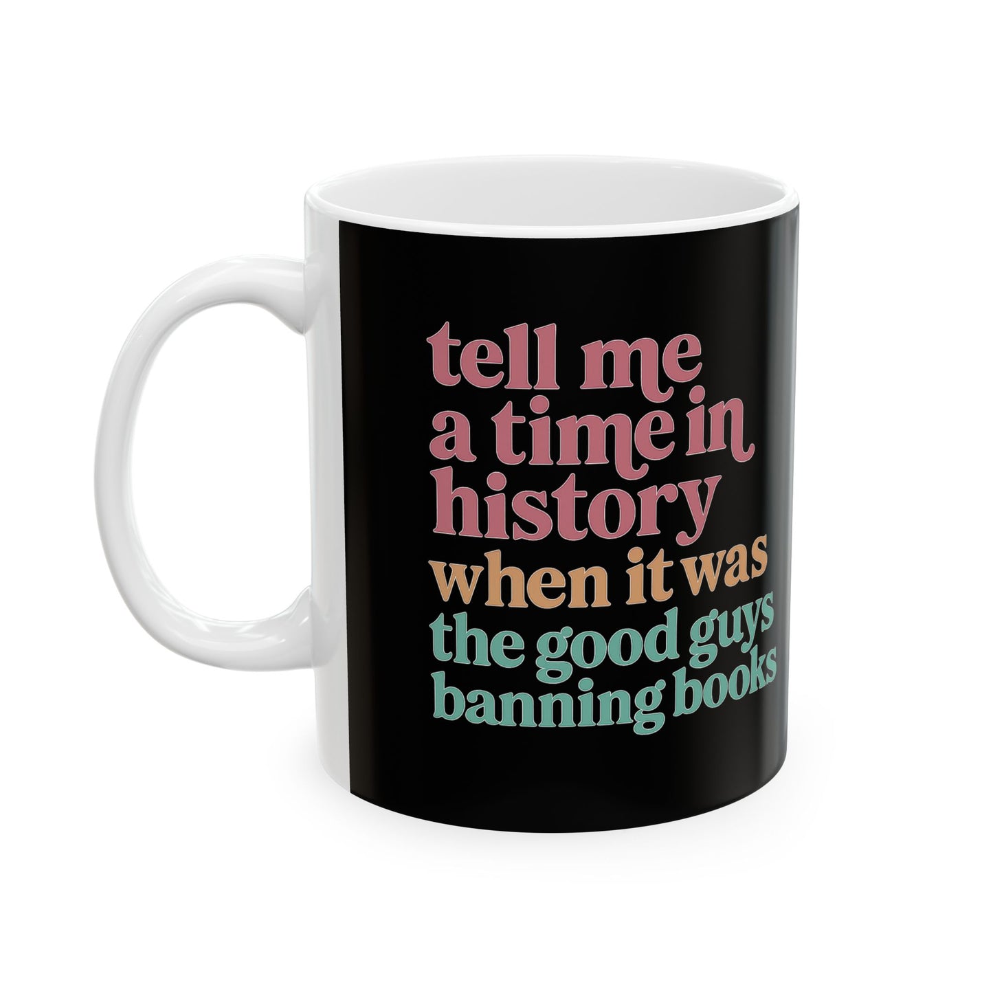 Ceramic Mug with Literary Quote for Book Lovers, Coffee Lover Gift, Funny Mug, Reading Gift, Birthday Present, Home Decor