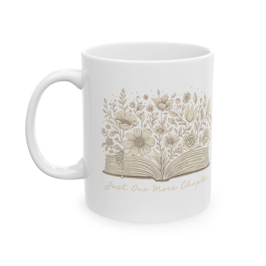 Just One More Chapter Ceramic Mug, (11oz)